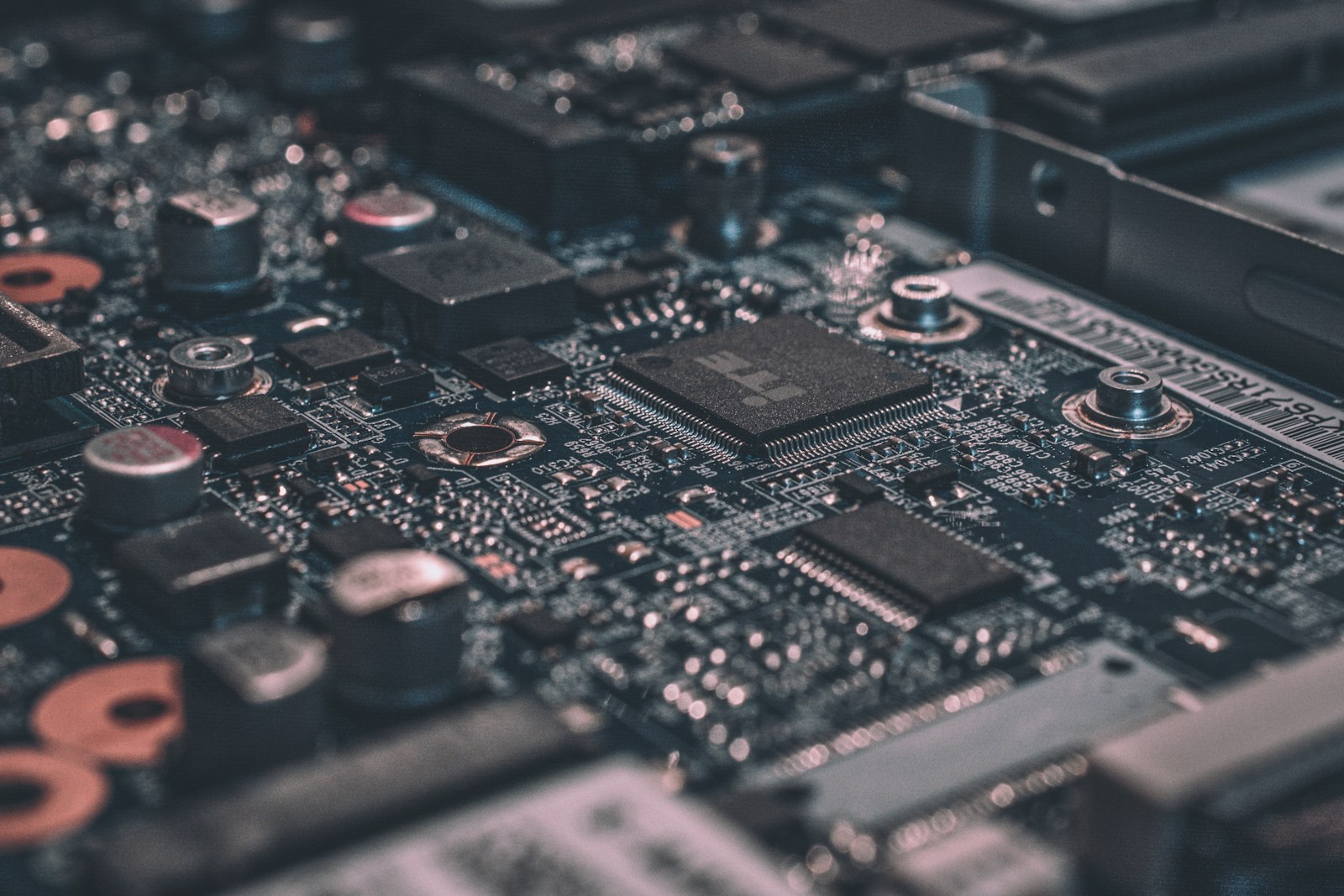 Circuit board used as a technology infrastructure visual